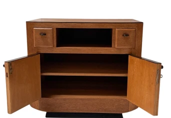 Art Deco Amsterdamse School Cabinet with Drawers by Piet Kramer, 1930s